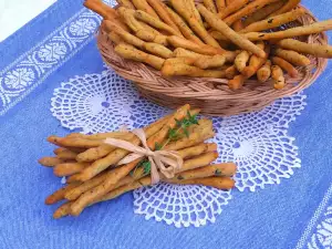 Italian Grissini Breadsticks with Thyme