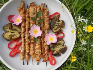 Magical, Colorful Spirals on Skewers