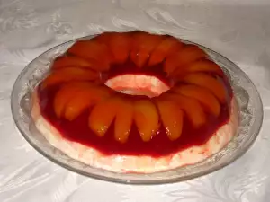 Jelly Peach Dessert