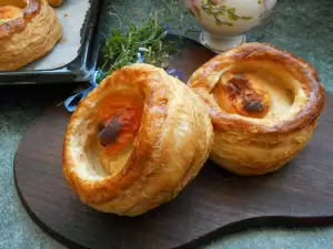 Apricots with Almond Paste in Puff Pastry