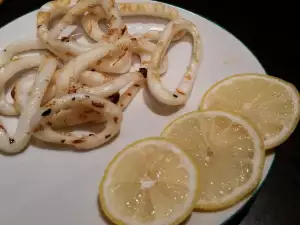 Squid in a Grill Pan