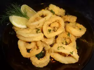 Squid with a Light Crumbing