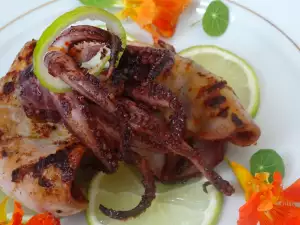 Grilled Calamari with a Spicy Marinade