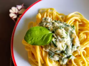 Capellini with Garlic Paste