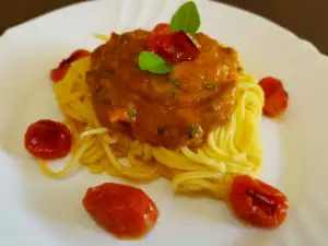 Capellini with Roasted Tomatoes