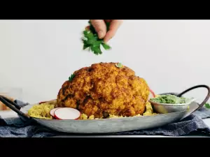 Whole Baked Cauliflower