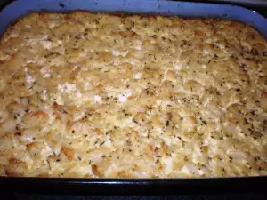 Casserole with Cauliflower and Eggs