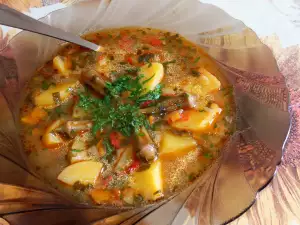 Potato Stew with Okra