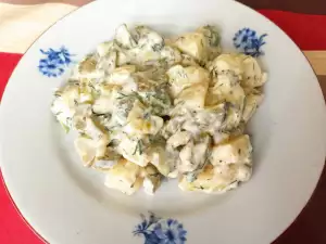 Potato Salad with Pickles and Mayonnaise