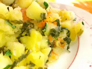 Spring Potato Salad with Dock