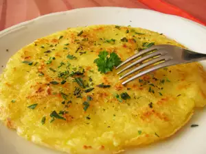 Potato Pancakes with Leeks and Broccoli