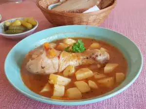 Potato Stew with Chicken