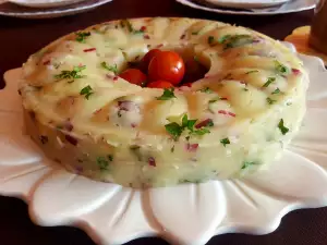 Potato Salad in a Cake Form