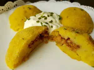 Potato Patties with Minced Meat Filling