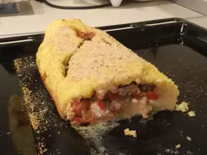 Potato Roll with Roasted Peppers