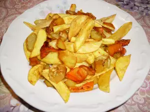 Fried Potatoes with Lard