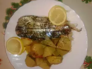 Baked Mackerel with Potatoes