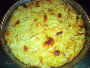 Potatoes in the Oven with Cream and Cheese