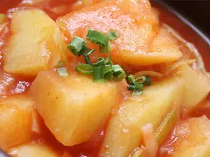 Potato Stew with Leeks