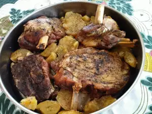 Roasted Lamb with Potatoes