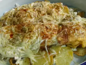 Potatoes with Eggs and Cheese