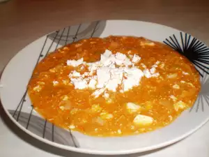 Leeks and White Cheese Porridge