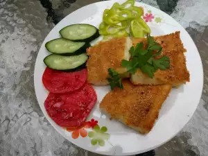 Oven-Baked Cheese with Feta and Fried Peppers