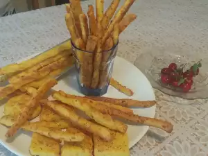 Grissini Breadsticks with Cheddar and Feta Cheese