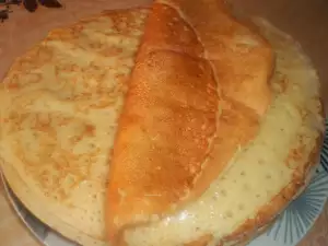 Crepes with Milk and Yoghurt