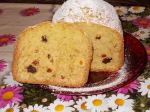 Sponge Cake with Raisins in a Bread Machine