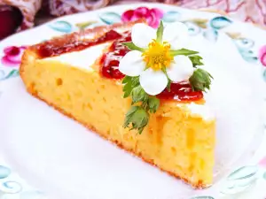 Plain Sponge Cake with Yogurt