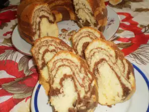 Homemade Zebra Cake