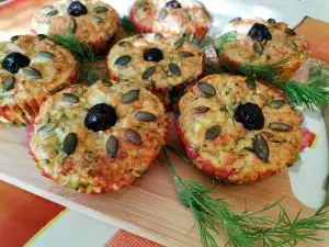 Zucchini and Parmesan Oat Muffins