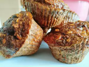 Zone Diet Protein Oat Muffins with Pumpkin and Chia