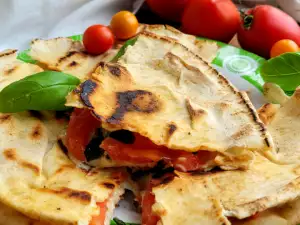 Tomato and Cheese Quesadilla