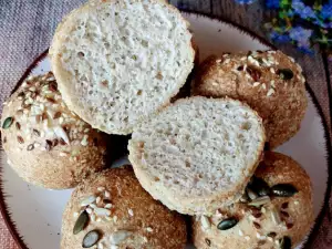 Keto Bread Buns in an Air Fryer or Oven