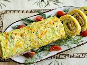 Zucchini and Bacon Keto Roll