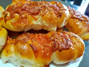 White Cheese, Yellow Cheese and Yeast Rolls