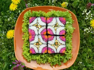 Korean Kimbap Spring Mosaic