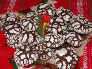 Christmas Crinkle Cookies