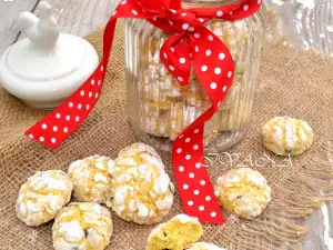 Christmas Orange Sweets with Chocolate Drops