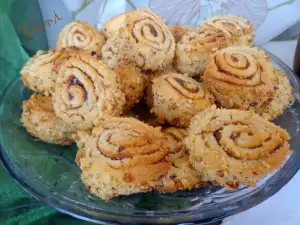 Tree Stump Cookies with Marmalade