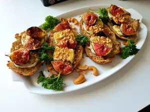 Bruschetta with Goat Cheese and Honey