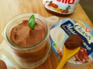 Dessert Cream with Mascarpone and Nutella