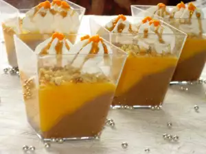 Pumpkin and Chocolate Pudding