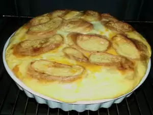 Creme Caramel with Croissants