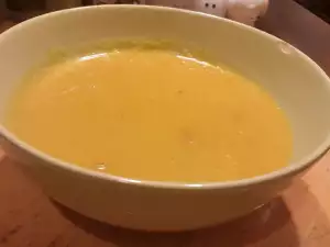 Cream Soup of Red Lentils and Turmeric