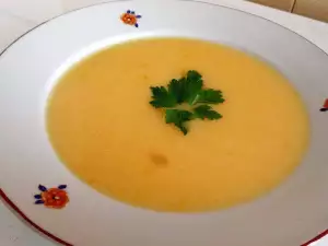 Cream Soup of Potatoes, Carrots and Celery