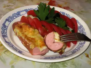 Frankfurters with Processed Cheese