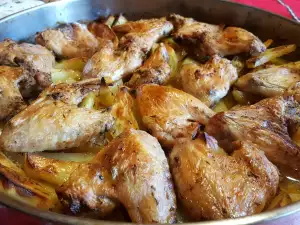 Chicken Wings with Potatoes